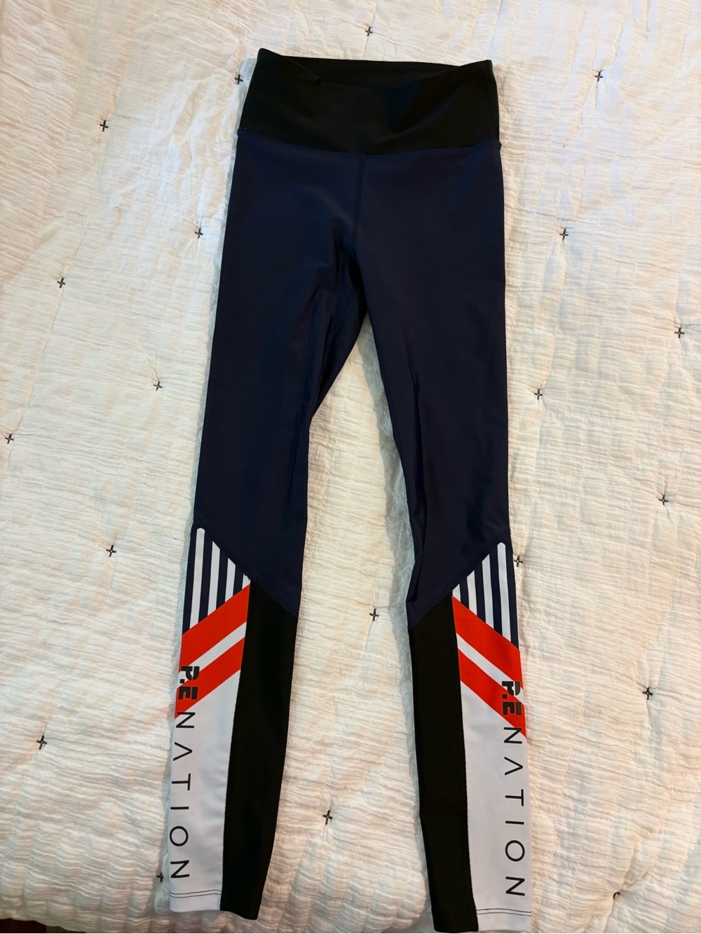 REVOLVE P.E Nation Ko Navy Leggings Colorblock Athleisure - Picture 6 of 7